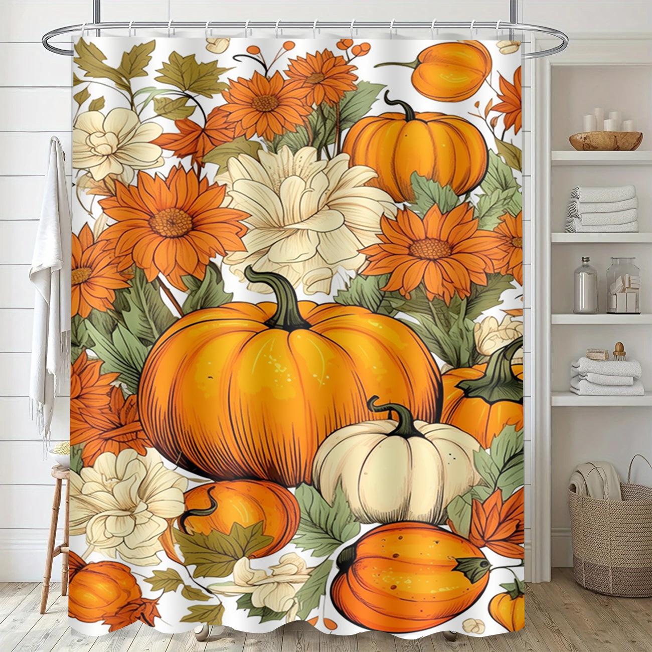 

Black Cat Flowers Washable Dirt-Resistant Shower Curtain Shower Head Waterproof Polyester Bath Curtain For Home Decor W60H190(CM)-1 Pcs
