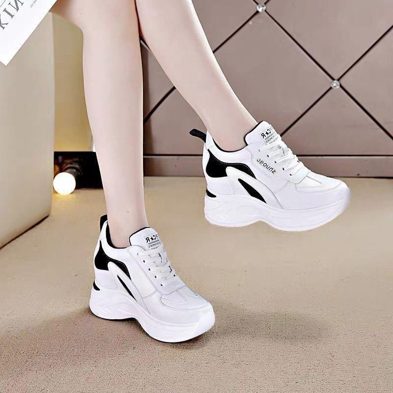 

Small inner height-increasing sneakers 22 spring, autumn and winter thick-soled casual and thin dad shoes hongjie 35 size standard