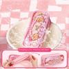 Zipper Cartoon Pencile Case Kawaii Capybara Makeup Bag Fashion Stationery Holder  Women