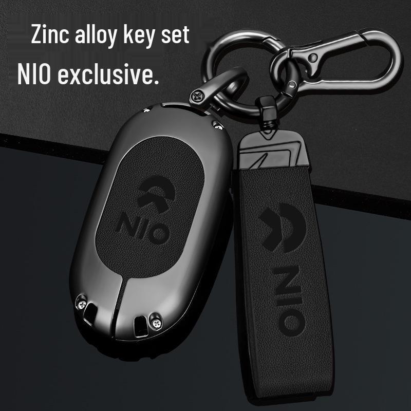 Premium Nio Schlüsselhülle für ET5, ET7, ES7, EC7 - High-End Autozubehör mit Herren-Schalenverschluss