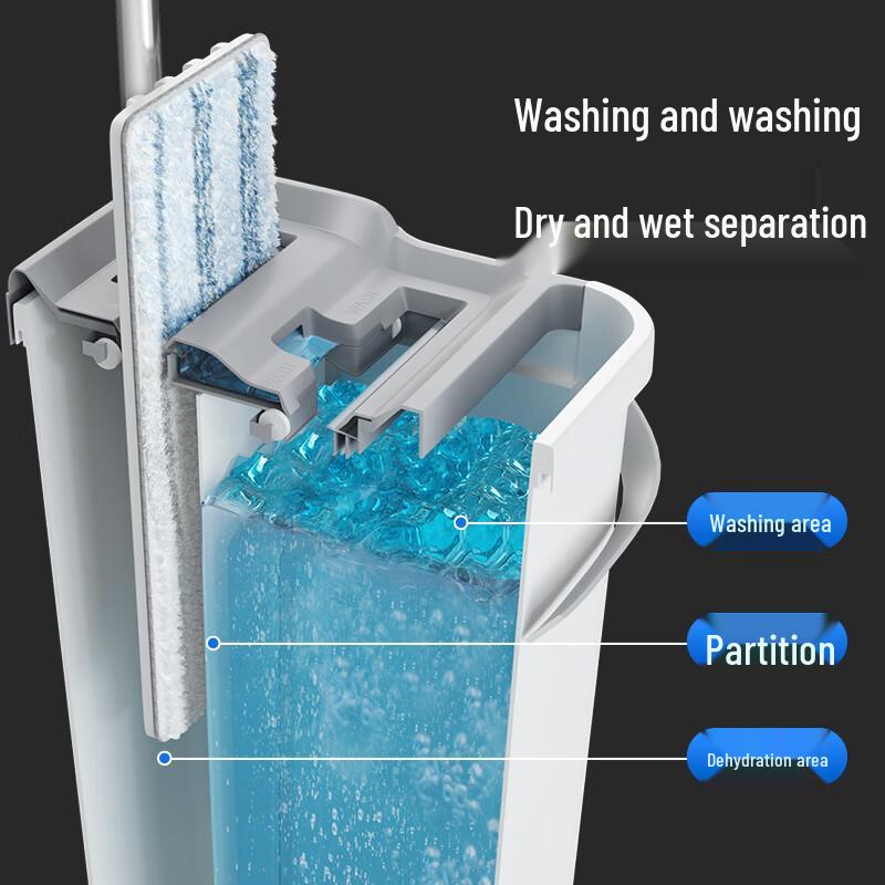 Meliya Self-Wringing Flat Mop System