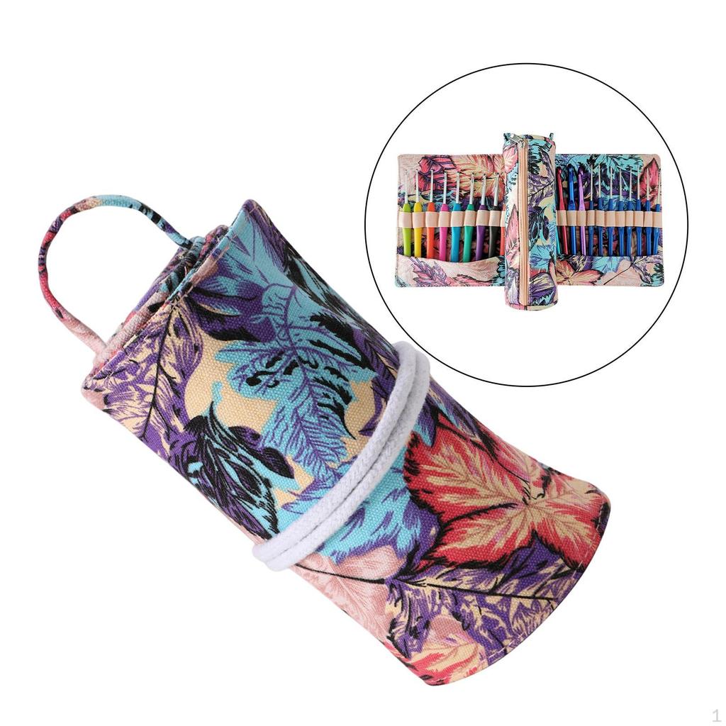 Crochet Hook Case Hooks Set Organizer Sturdy for Knitting Needles Accessories