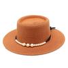 Straw Hat Women'S Summer Concave Top Top Hat Seaside Vacation Pearl Beach Hat Internet Celebrity Straw Hat Sun Hat