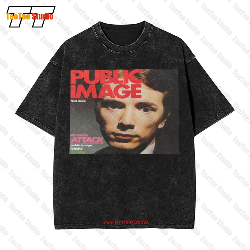 Public Image Ltd Public Image Vinyl Cover Vintage Oversized TShirt TQL S