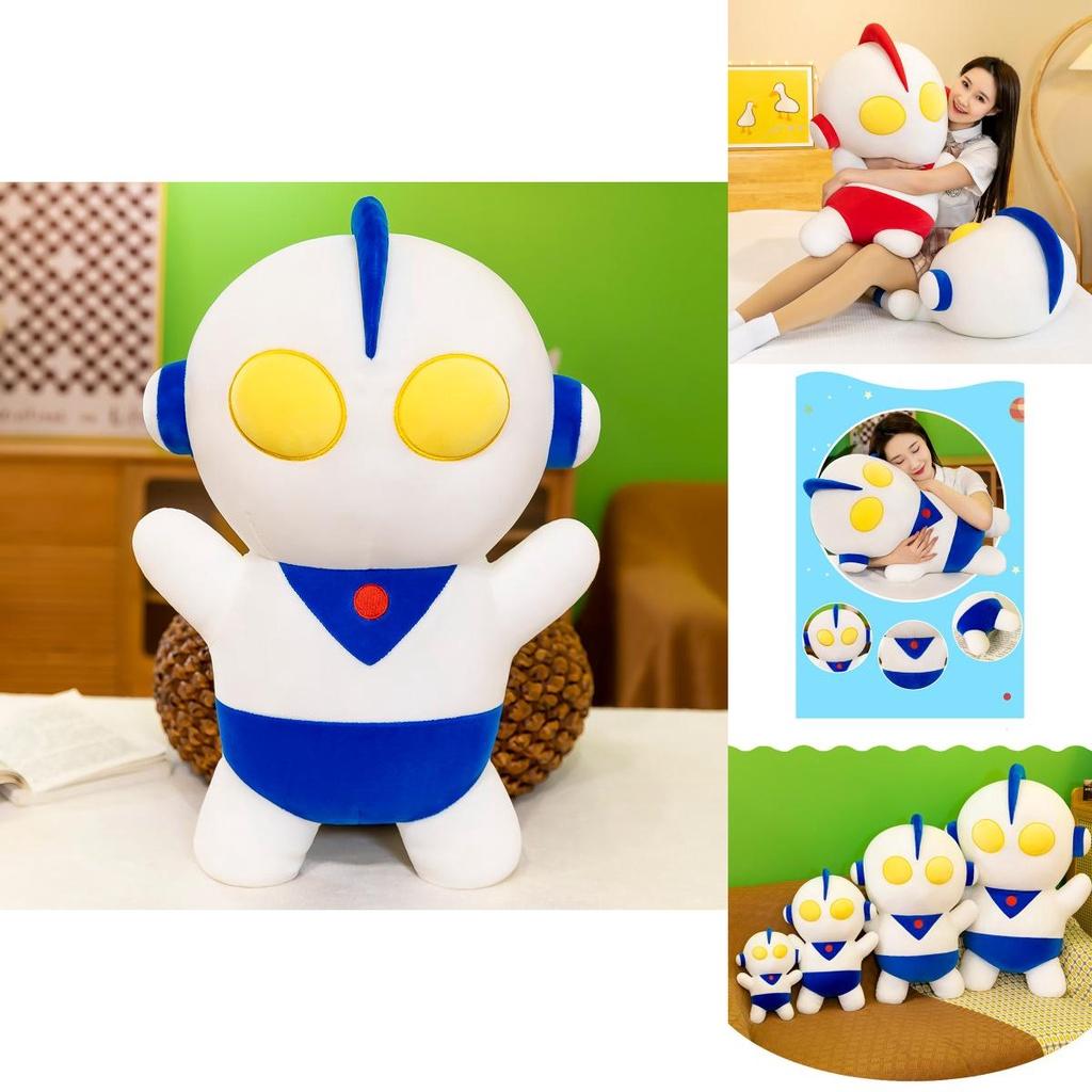 Q-version Ultraman Pillow Plush Toy In Four Sizes Soft Short Plush For Office And Home