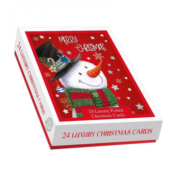 Out Of The Blue Festive Friends Christmas Card (Pack of 24)