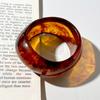 Boho Irregular Acrylic Resin Chunky Bangles for Women On Hand Goth Geometric Charm Bracelets Couple Jewelry Gift