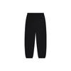 Lining Sports Lifestyle Series Solid Mid-Rise Straight Leg Sweatpants Men Bottoms Black AKXSA97-2