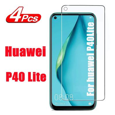 Huawei P40 Lite İçin 4 Adet HD Temperli Cam Ekran Koruyucu Film