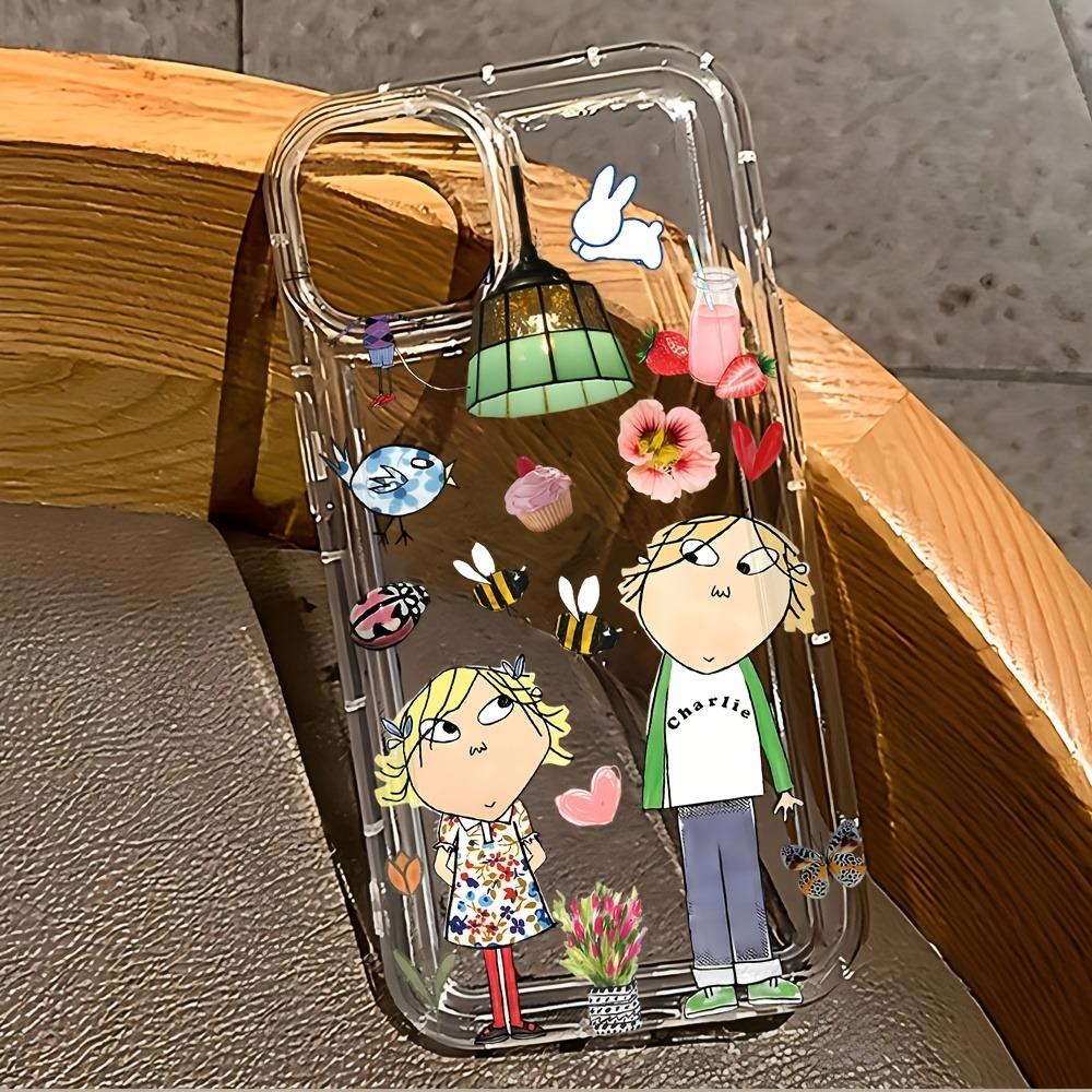 Adorable Charlie And Lola Phone Case For iPhone 17 16 11 15 12 13 14 Pro Max Plus 17E 16E 17Air Anticollision transparent Cover