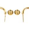 Valentino V Logo Signature Metal Earring goldUsed