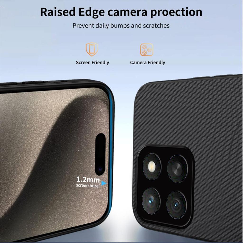 Carbon Fiber Texture TPU Phone Case for HONOR X7d 5G,X7d 4G Shockproof Soft Cover