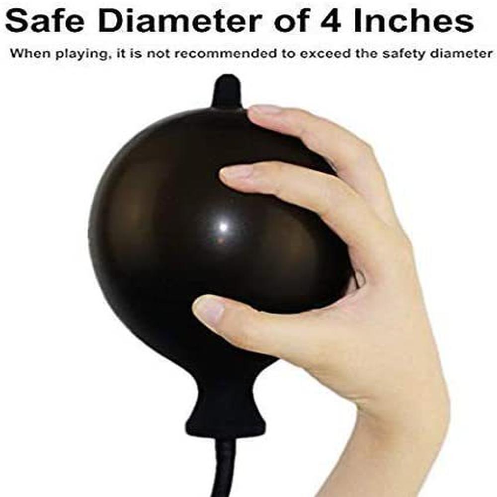 Pánsky nafukovací silikónový vestibulárny dilatátor s klasickým závitom na análny kolík prostaty P bod stimulátor