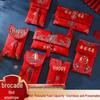 High-End Chinese Brocade Wedding Red Envelopes for Gift Giving