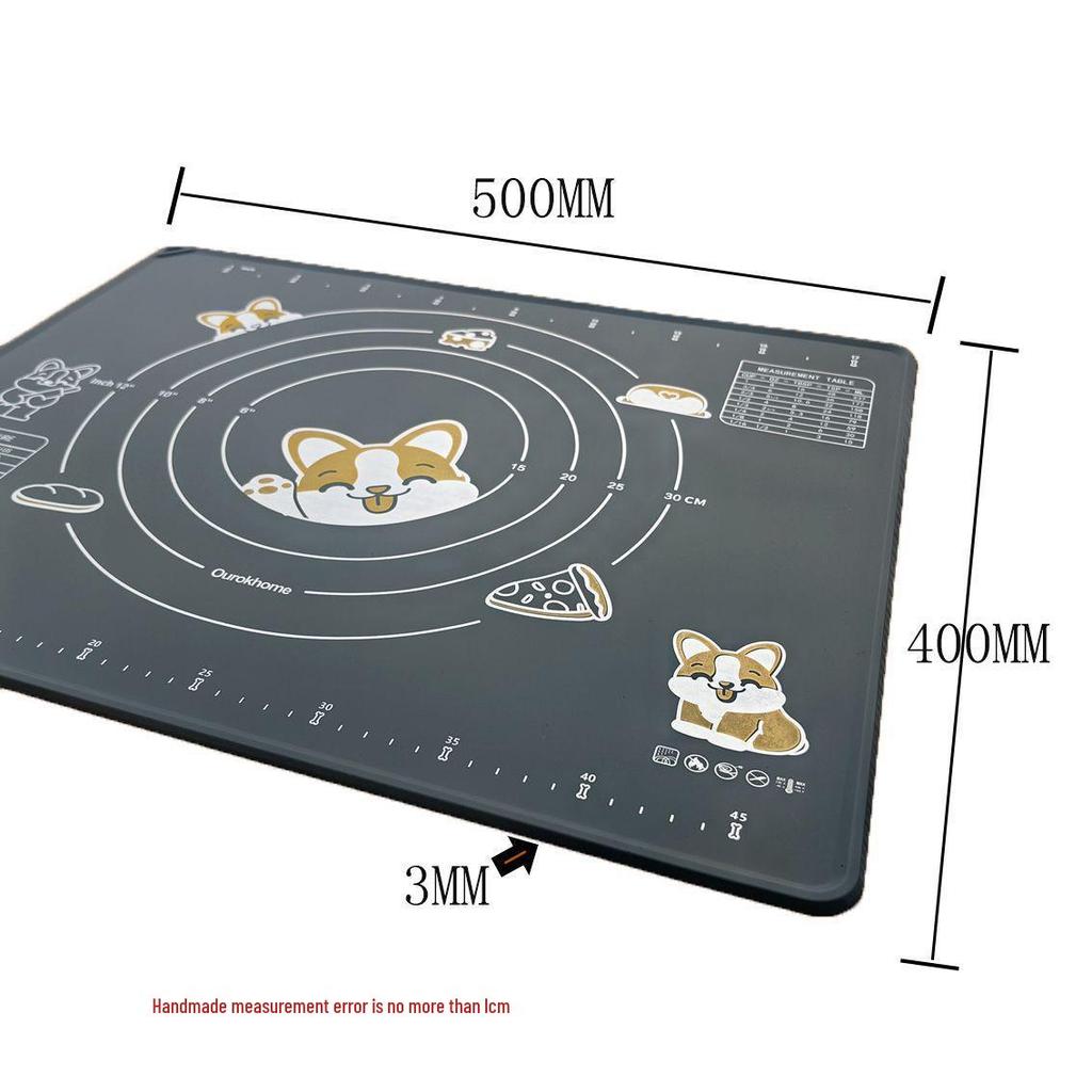 Antibakterielle Silikon-Back- und Knetmatte - Lebensmittelqualität, Großformat, Sicher für Mutter & Baby