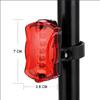 5 LED Bike Light MTB Road Bicycle Headlight Butterfly Back Rear Taillight Cycling Safety Warning Light Bicycle Lamp Flashlight