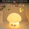 Cat Dinosaur Unicorn Silicone Night Light Mushroom Dog Lamp Kids Room Decor Gift