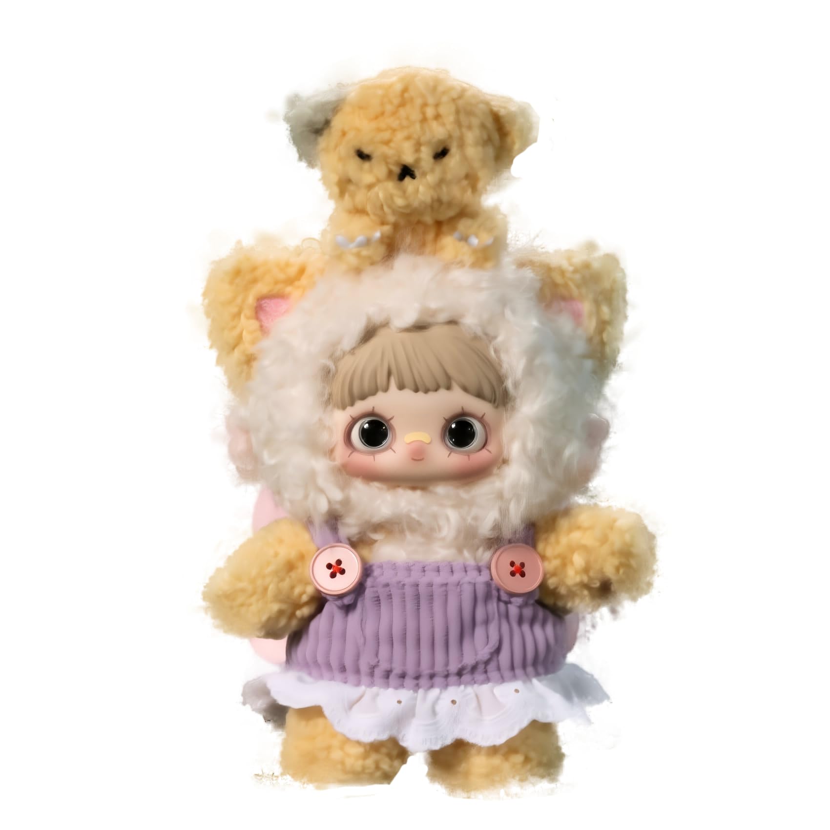 

MayMei Twin Secret Series Plush Mascot Officially Licensed Plush Toy Fluffy Material 3 Interchangeable Eyes Perfect for Bag Charms and Home Decor 7