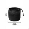 Camping Cookware Bag Pouch Cutlery Storage Utensil with Drawstring Made of Polyester for Outdoor