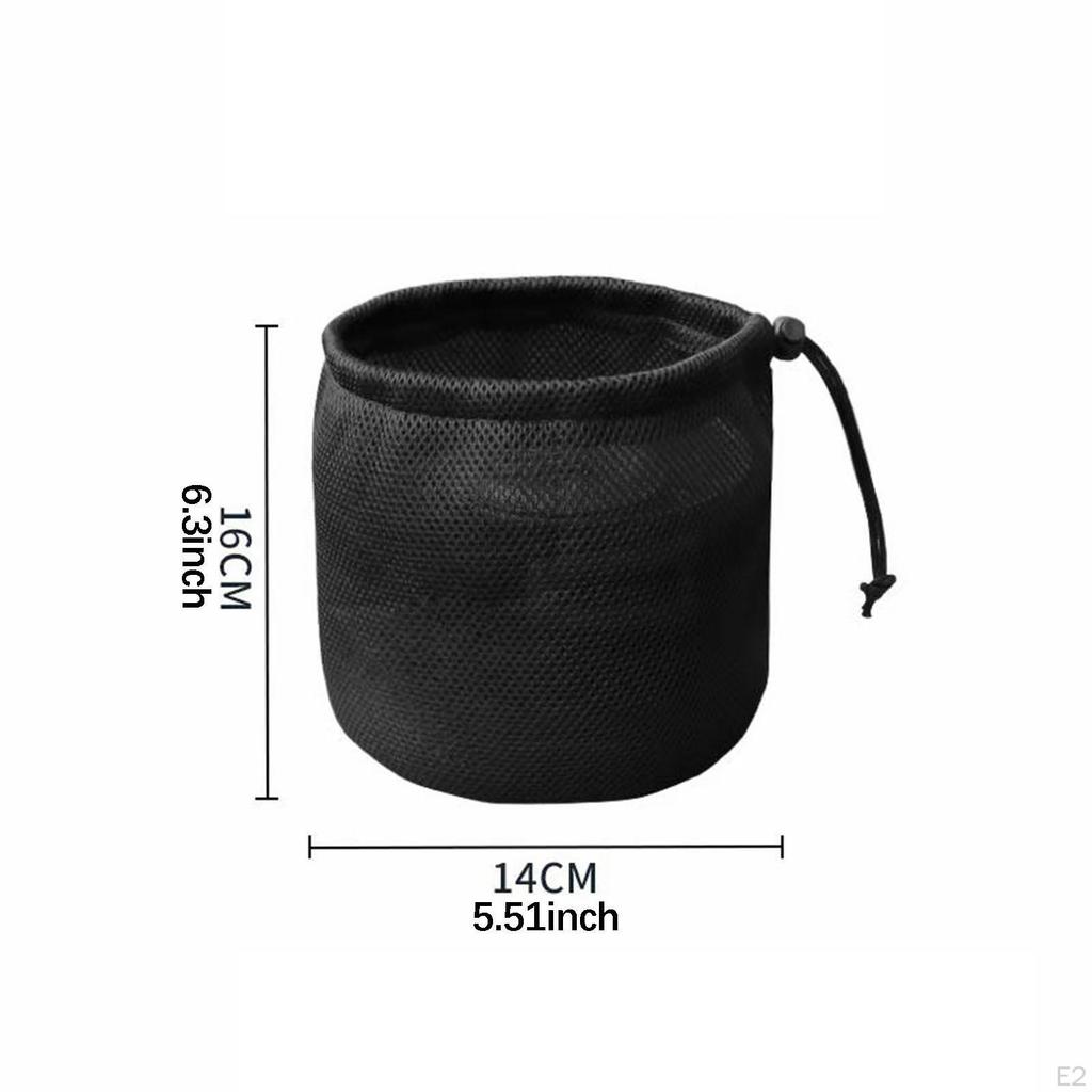 Camping Cookware Bag Pouch Cutlery Storage Utensil with Drawstring Made of Polyester for Outdoor
