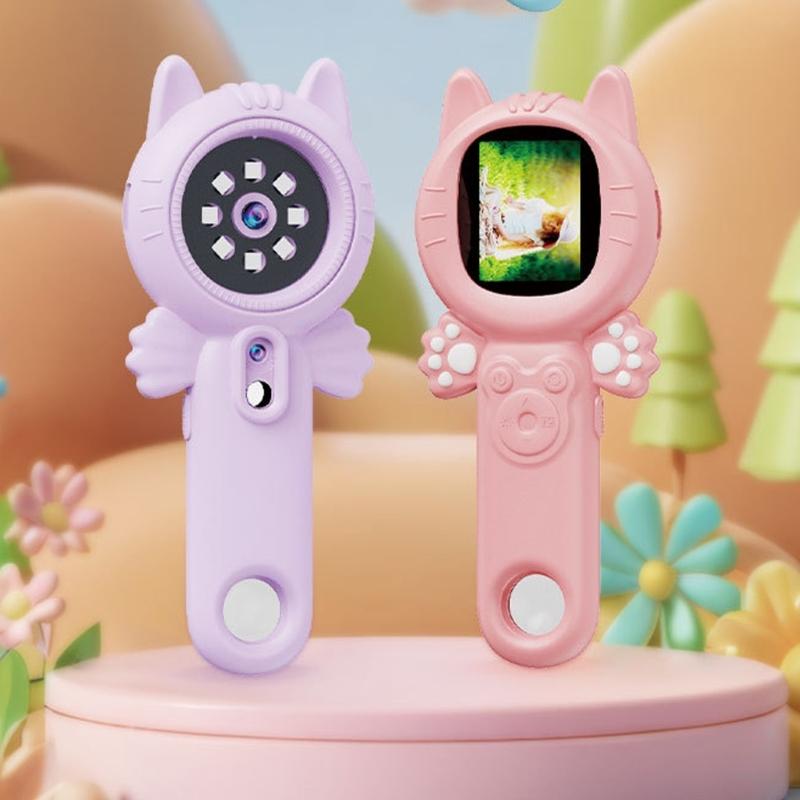 Interactive Children Science Handheld Microscope 500X STEM Learning Tool With LED Light for Classroom Home Exploration