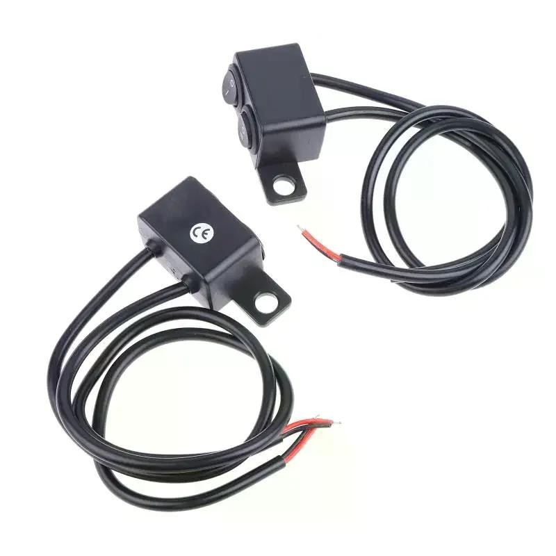 Motorcycle Switches Connector Handlebar Two Gears/Three Gears Button Push Light On/Off Button Waterproof Switch