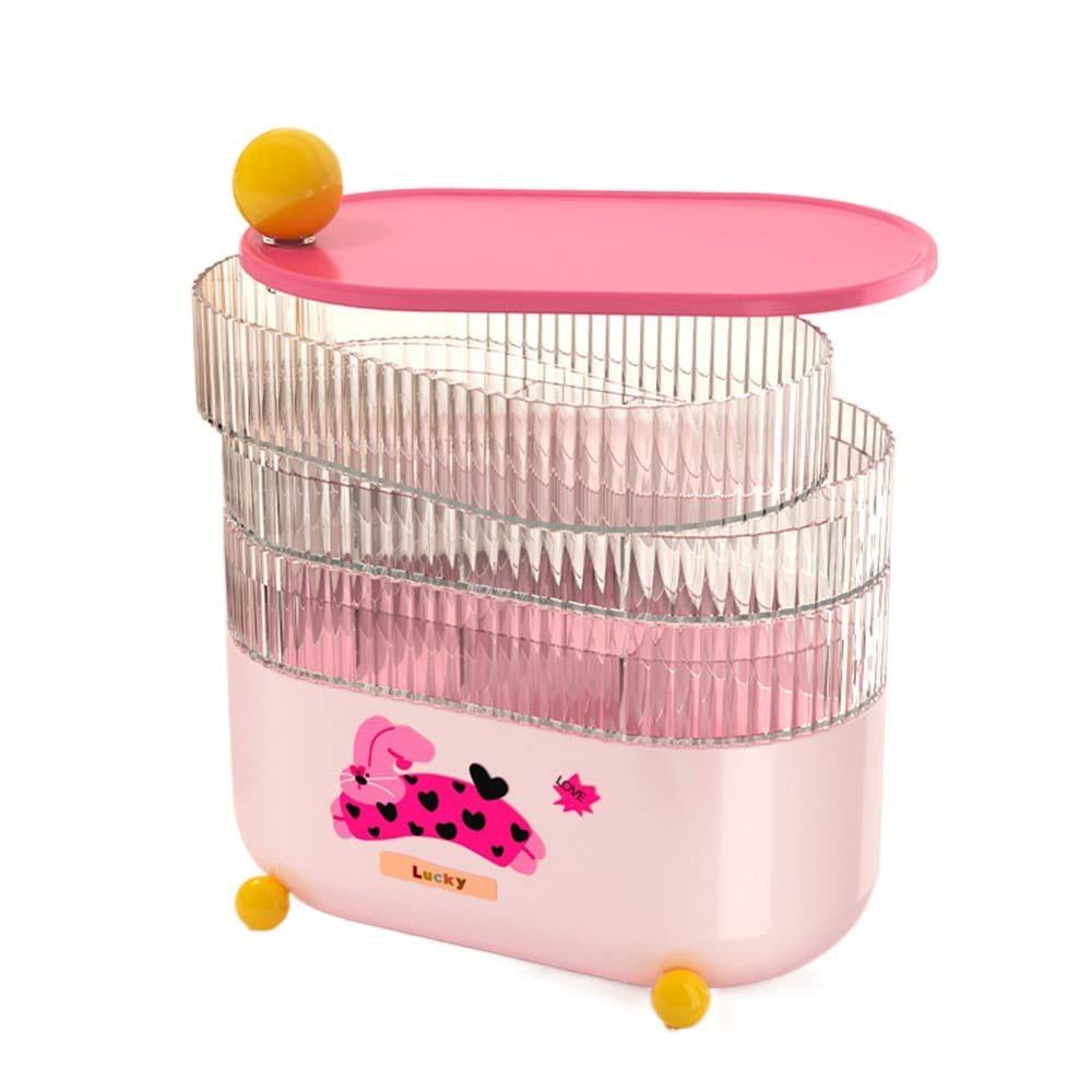 Dustproof Eye Shadow Storage Box Plastic Earrings Ring Box Rotatable Makeup Brush Holder  Vanity