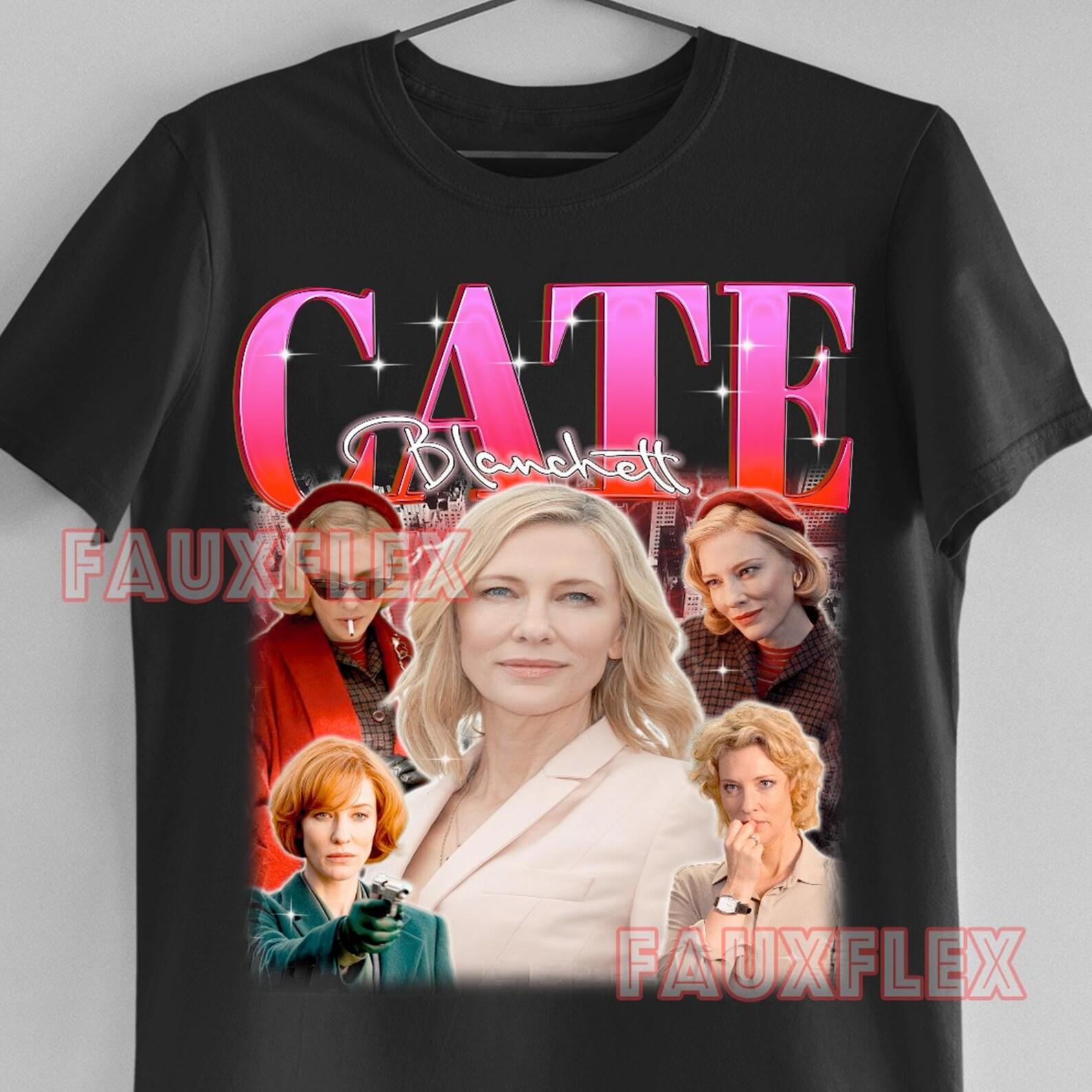 Cate Blanchett Retro Graphic T-Shirt, Vintage Fan Merch Tee S