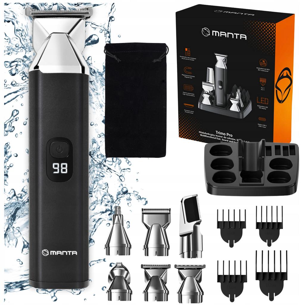 Manta Trimo Pro Ht-01Bk Trimmer 1 Pc