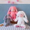 Reborn Lifelike Baby Dolls Soft Body Realistic Newborn Dolls Sleeping Girl Dolls Stuffed Toy Easter Stuffed Animal Bunny Rabbit