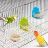 Transparent Cage Mount Bird Feeder Detachable Bird Feeding Water Box  For Parakeet Lovebird