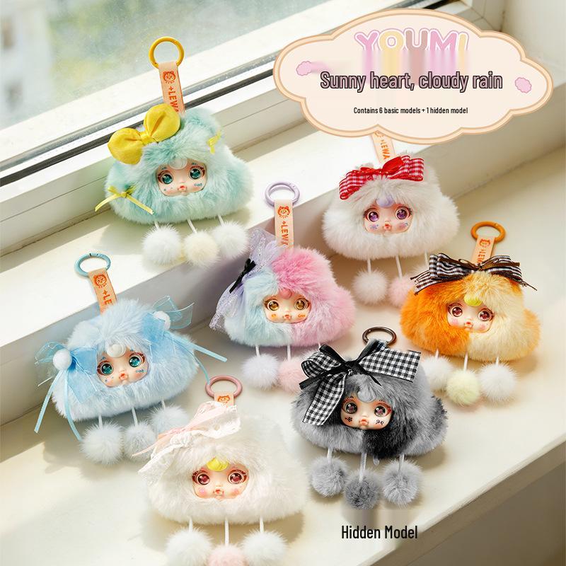 Three Little Hairs Lucky Rabbit Plush - Cute Bedroom Decoration