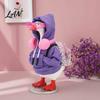 Trendy Miniature Play Set Mini Goose Clothing Accessories for 7 Inch Desktop Goose, Includes Hooded Decorative Apparel Sweatshirt Small Backpack