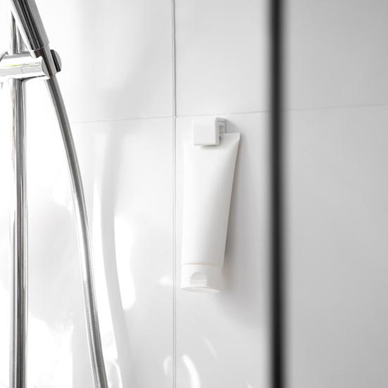 Zahnpasta-Clip Wasserdicht Wandmontage Kunststoff Gesichtsreiniger Zahnpasta-Halter für Badezimmer
