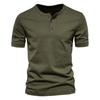 Men's Crew Neck Short Sleeve Men Casual Slim Sport Solid Color T-shirt Men