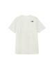 North Cut and Sew Dry Dot Light Crew Grayish White L [The Face] Short-Sleeve T-Shirt S/S