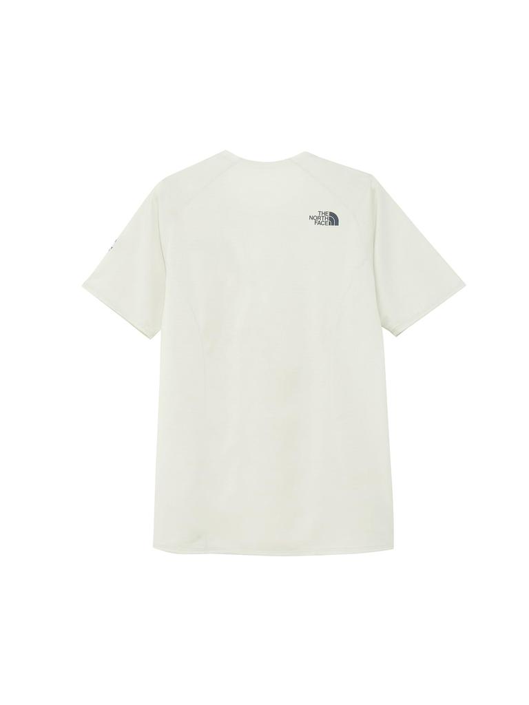 North Cut and Sew Dry Dot Light Crew Grayish White L [The Face] Short-Sleeve T-Shirt S/S
