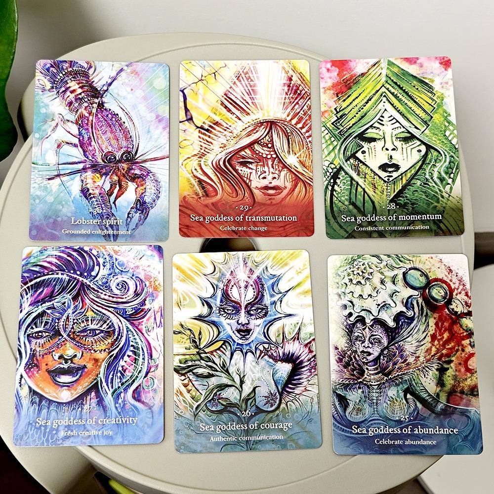 Sacred Sea Oracle: Dive Into The Depth of Your Cosmic Soul 36 Pcs Cards 10.4*7.3cm