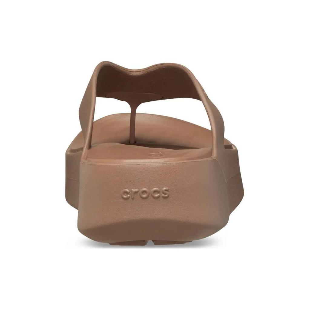 Crocs Fashionable Comfortable Versatile EVA Non-Slip Flip Flops Women Footwear Brown 209410-2Q9