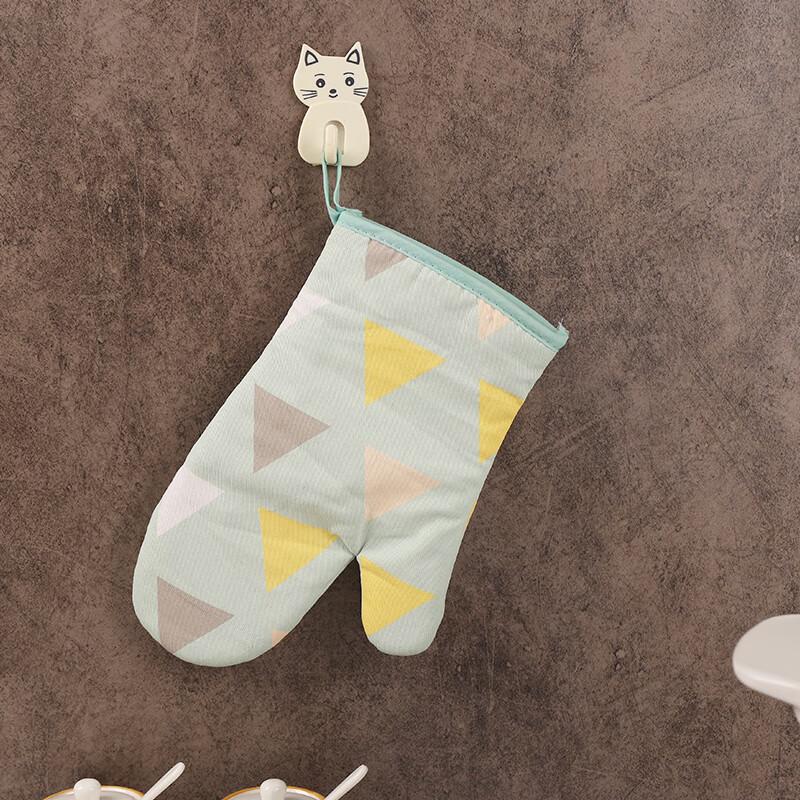 

Anmai хлопковые рукавицы для микроволновой печи кухонные силиконовые рукавицы термостойкие водонепроницаемые гриль фритюрница с крючком для выпечки