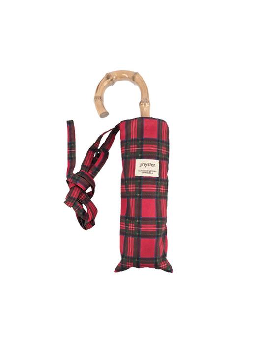 

JINYSTAR 55 Red Check 3-Tier Umbrella OUJSU30018 Red check