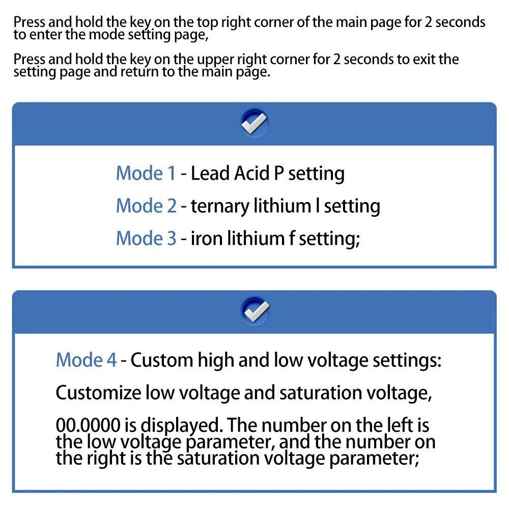 Power Display Meter Voltmeter Gauge DC Battery Voltmeter Battery Capacity Indicator Battery Tester