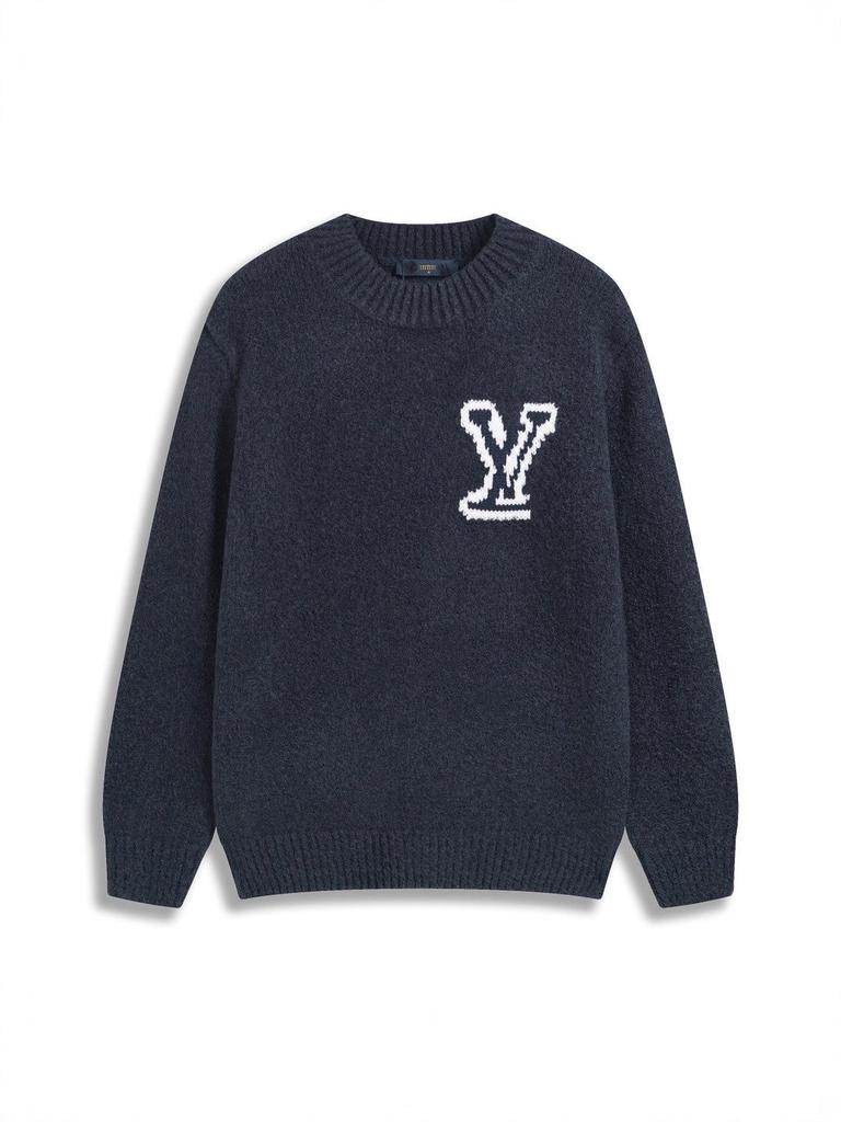 Unisex Rundhals-Sweatshirt 25SS mit besticktem Logo, gewaschener Look - Vielseitiger Stil