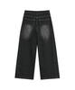 Depeugameoncheu Cat Blush Wide Pants [Black Denim]