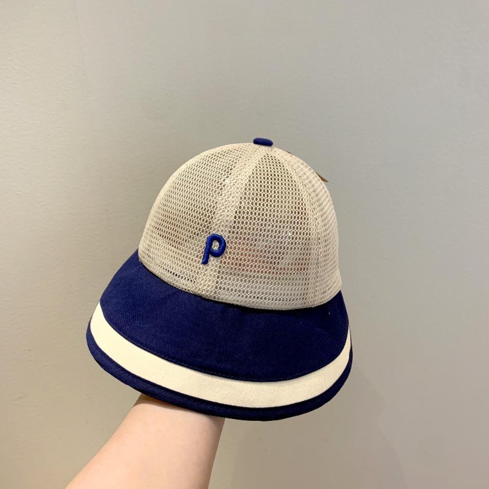 Letter Baby Fisherman Hat Large Visor Kids' Summer Hats Fashion Sun Hats