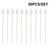 50/100Pcs Disposable Christmas Fruit Picks Santa Claus Fruit Salad Bamboo Sticks  Dessert