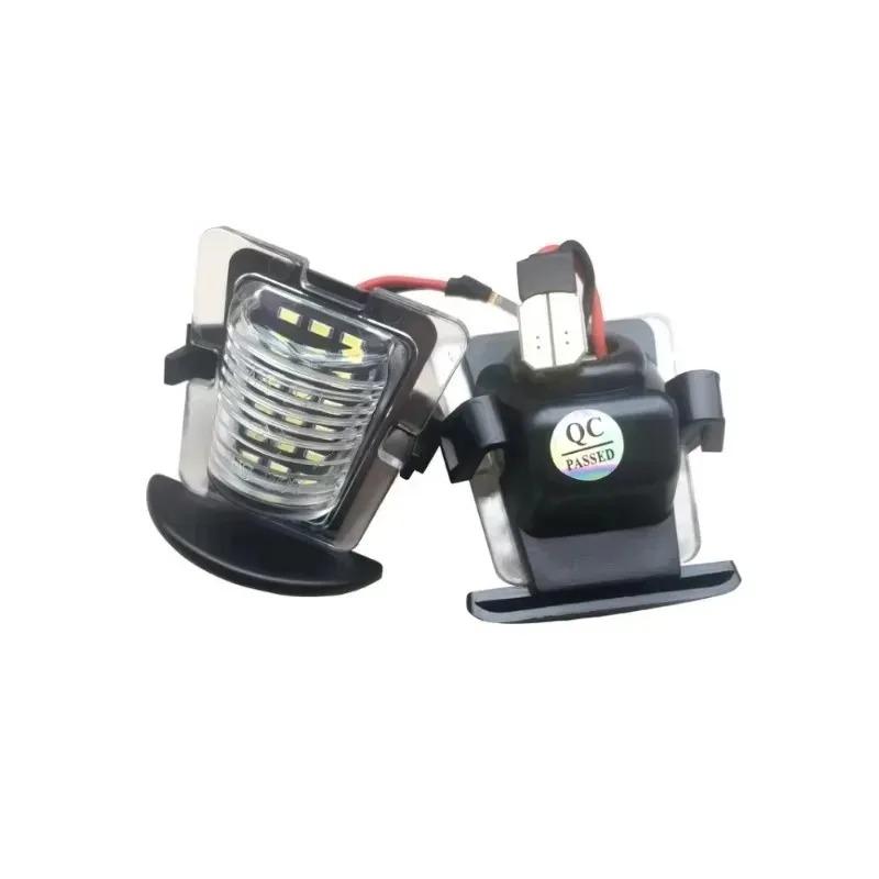 New 12-24V for Car Rear Bumper License Plate Holder for 2Pcs Signal Lamp LED Light  Wrangler JK JL 2007-2019 Car Accessories