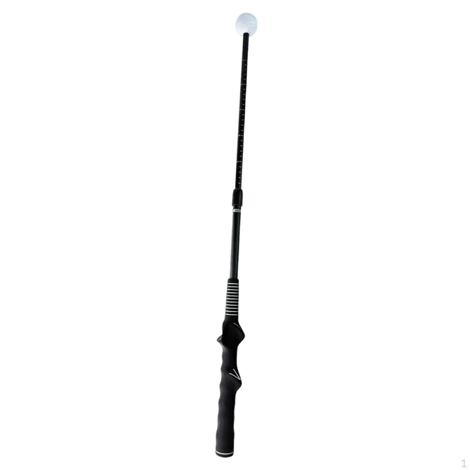 

Golf Swing Rod Warm up Pole Exercise Comfortable Grip Alignment Training Aid for