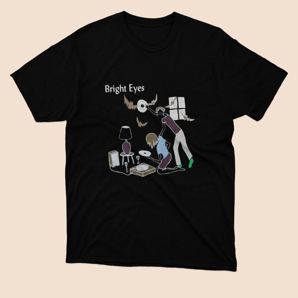 Bright Eyes Noise Floor A Popular Logo Black T shirt Size S to 5XL Unisex T-Shirt S