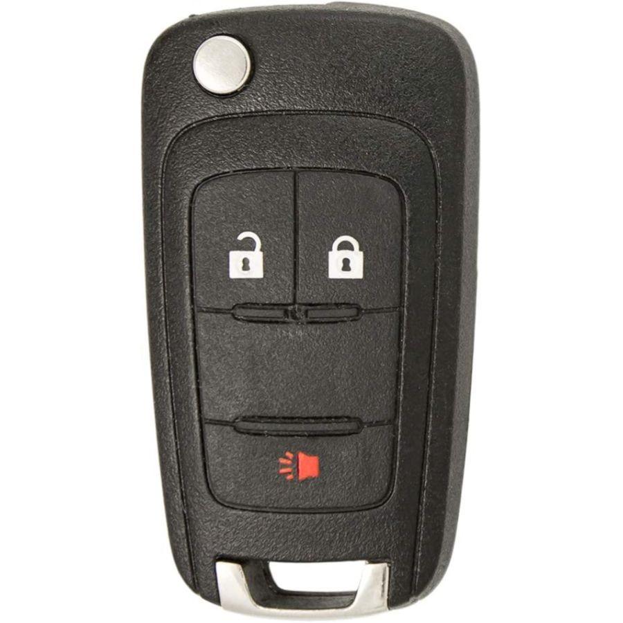Replacement for Keyless Remote 3 Button Flip Car Key Fob